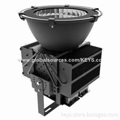 2,800-6,500K Black 400 Watt LED High Bay Lights, IP65 with Cooling Fin and Brass